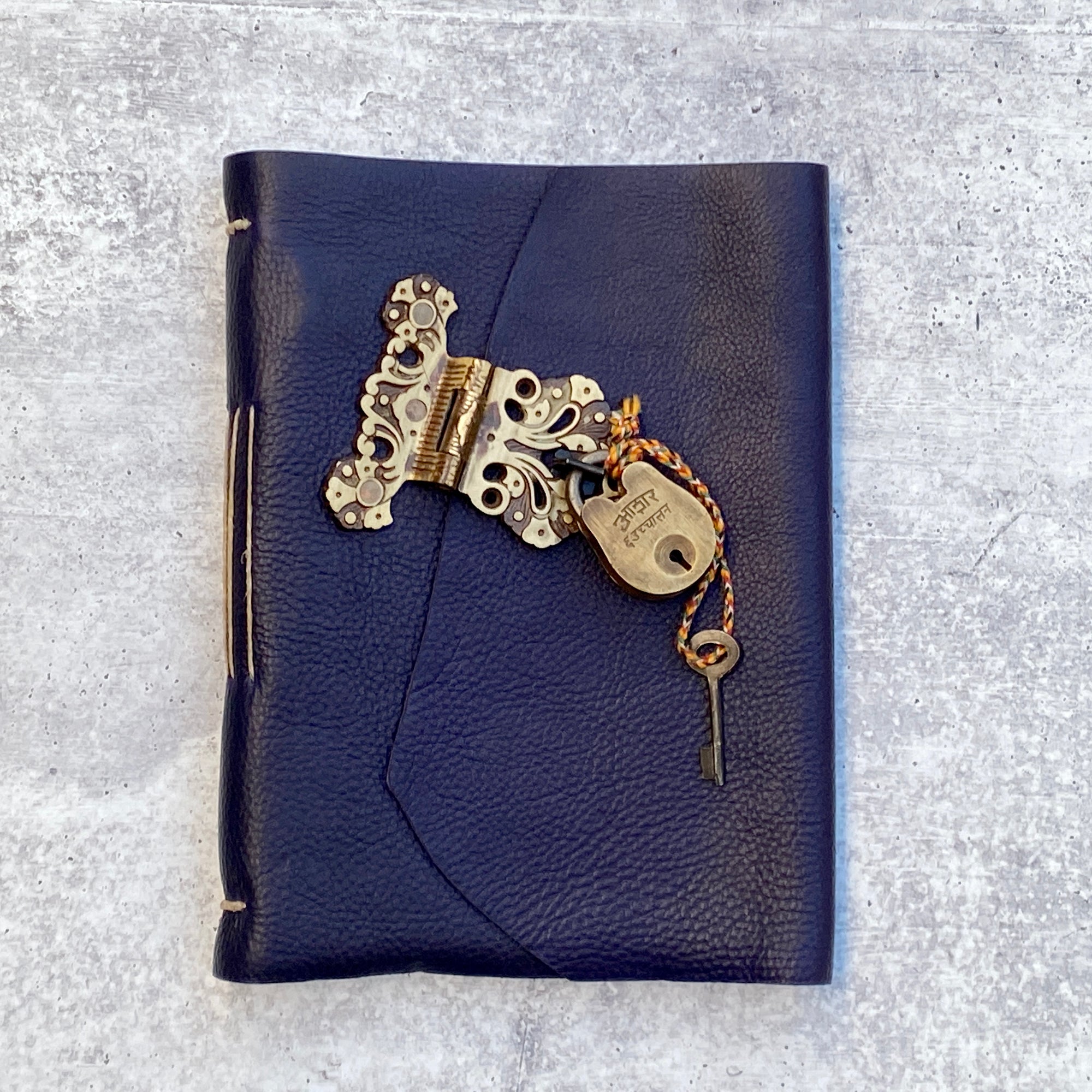 Sorrento - Indigo Pebble/Photo Album/Padlock