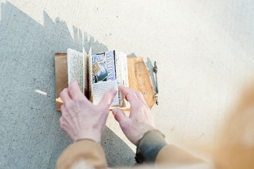 Capri - Metallic Gunmetal Bronze/BB/Door Hinge