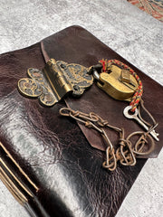 Double Perugia w/ Dragon Hinge - Glossy Espresso Bison/BB/Padlock