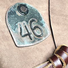 Perugia - Weathered Cowboy/BB/Cattle ID Tag #46