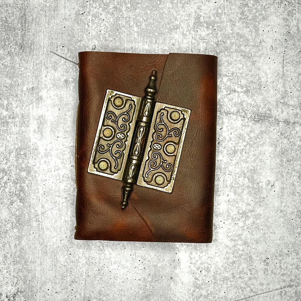 Lucca - Roasted Pecan/Bison/Hemp Paper/Door Hinge