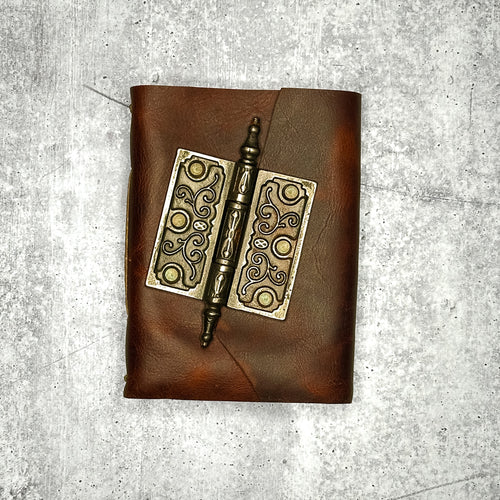 Lucca - Roasted Pecan/Bison/Hemp Paper/Door Hinge