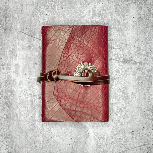 Lucca - Burgundy Bison/Bamboo Paper/Rosette