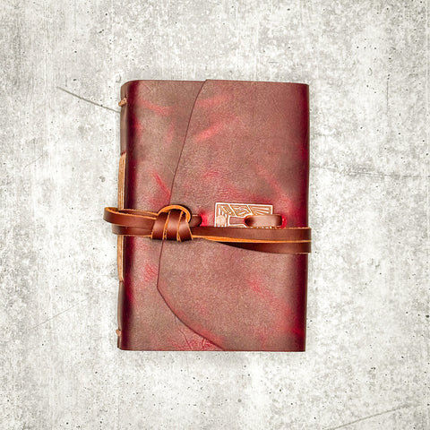 Lucca - Burgundy Bison/Bamboo Paper/Rosette