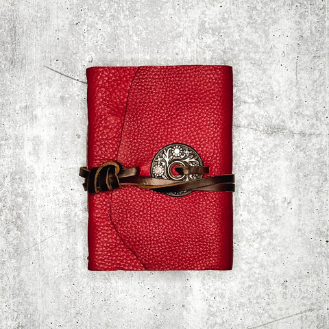 Lucca - Burgundy Bison/Bamboo Paper/Rosette