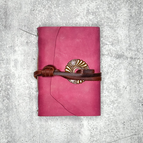 Lucca - Burgundy Bison/Bamboo Paper/Rosette