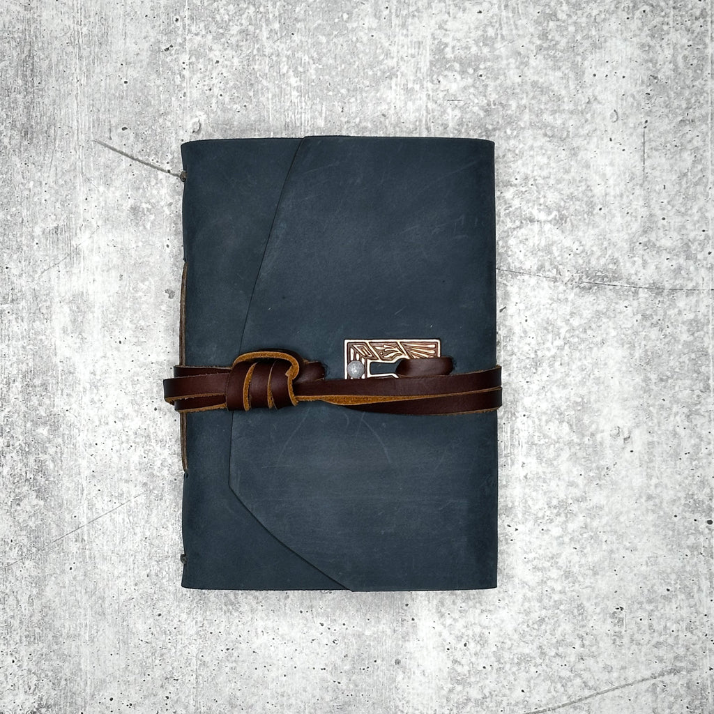 Lucca - Slate Blue/Artisan Paper/Keyhole Cover
