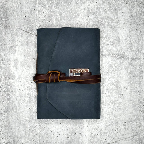 Lucca - Slate Blue/Artisan Paper/Keyhole Cover