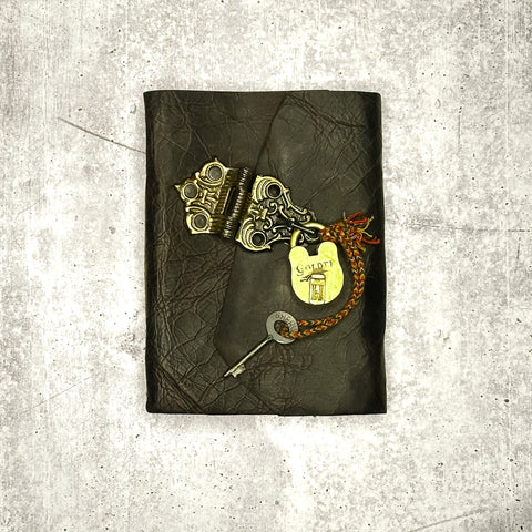 Lucca - New Leaf/Artisan Paper/Padlock