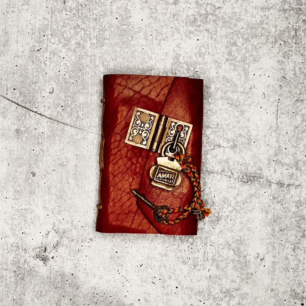 Capri - Ruby Bison/Artisan Paper/Padlock
