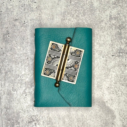 Lucca - Turquoise/Artisan Paper/Door Hinge