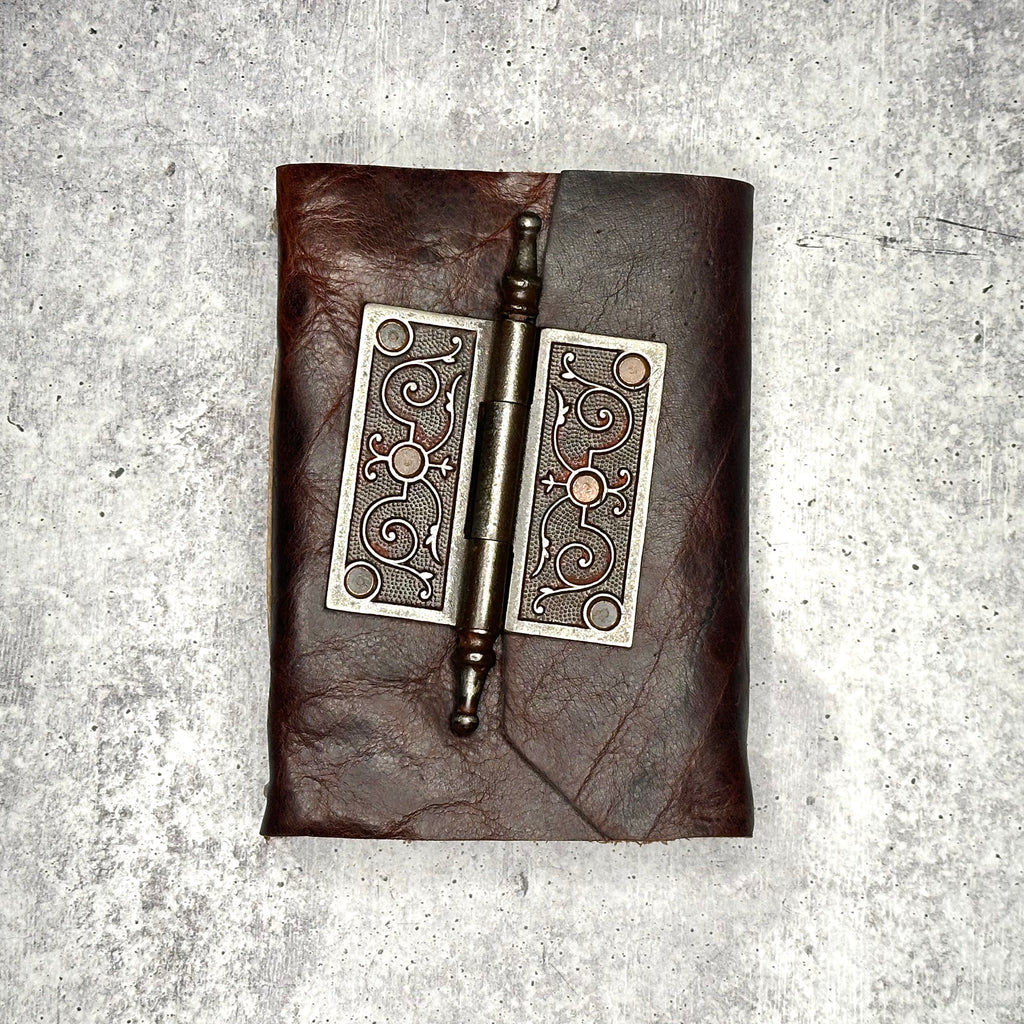 Lucca - Espresso Bison/BB/Door Hinge – Iona Handcrafted Books