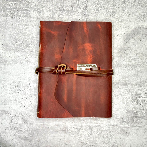 Lucca - Ruby Bison/Artisan Paper/Padlock