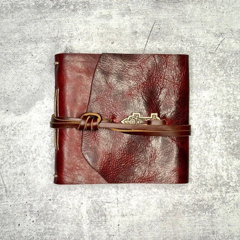 Lucca - Ruby Bison/Artisan Paper/Padlock