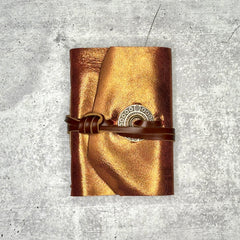 Lucca -Metallic Rose Gold /Artisan Paper/Rosette