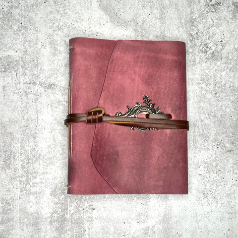 Lucca - Ruby Bison/Artisan Paper/Padlock