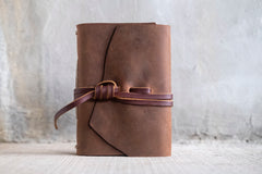 Weathered Cowboy Lucca w/ Strap - Hemp Paper